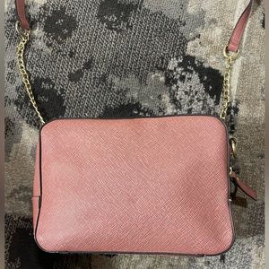 Pink target shoulder bag/purse